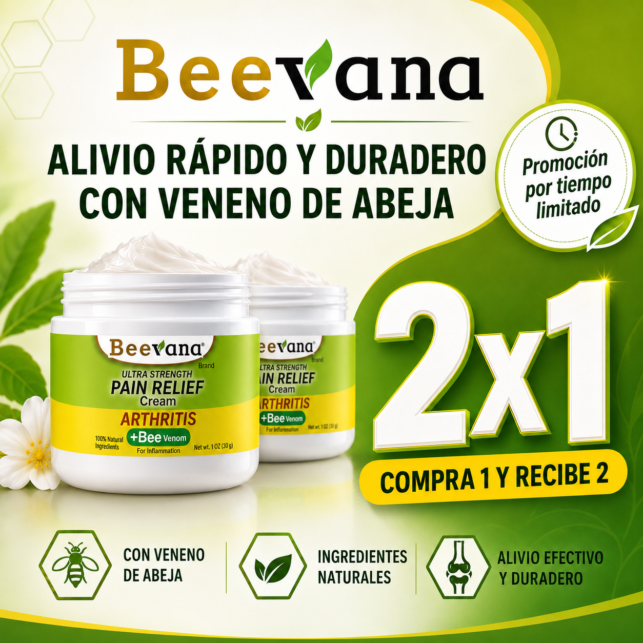 Crema Articular de Abeja - BEEVANA™ OFERTA 2x1🔥