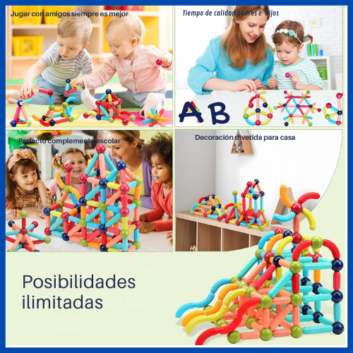 Sticks Magnéticos para niños - 42 piezas 🔥